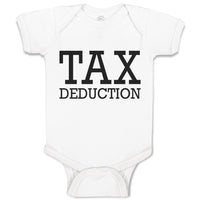 Tax Deduction Black Silhouette Rubber Stamp