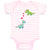 Baby Clothes Triceratops and Brontosaurus Dinosaur's Love with Lovely Hearts