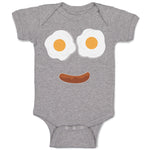 Baby Clothes Eggs and Sausage Baby Bodysuits Boy & Girl Newborn Clothes Cotton