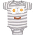 Baby Clothes Eggs and Sausage Baby Bodysuits Boy & Girl Newborn Clothes Cotton