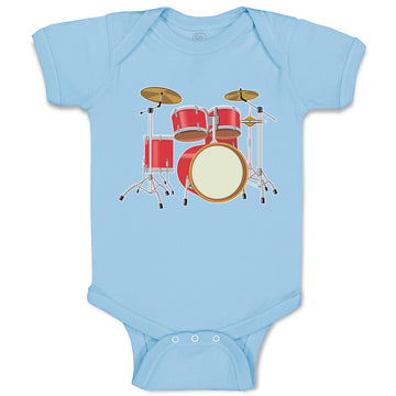 Baby Clothes Orchestra Musical Instruments Drums Baby Bodysuits Cotton