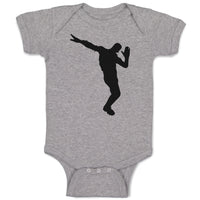 Baby Clothes Silhouette Floss Dance Style Position Baby Bodysuits Cotton