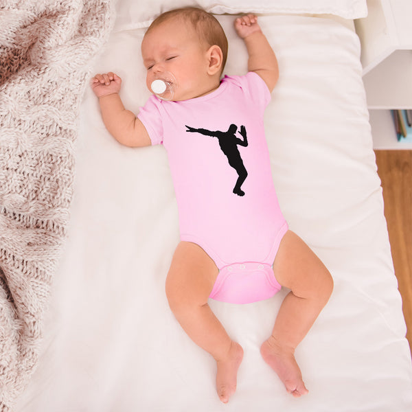 Silhouette Floss Dance Style Position