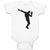 Silhouette Floss Dance Style Position