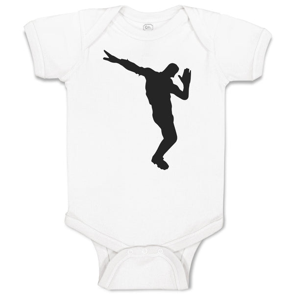 Silhouette Floss Dance Style Position