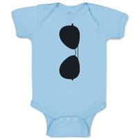 Baby Clothes Stylish Black Sunglass Baby Bodysuits Boy & Girl Cotton