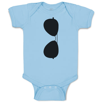 Baby Clothes Stylish Black Sunglass Baby Bodysuits Boy & Girl Cotton