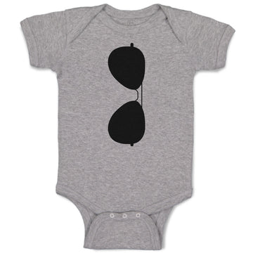 Baby Clothes Stylish Black Sunglass Baby Bodysuits Boy & Girl Cotton