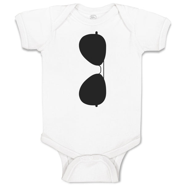 Baby Clothes Stylish Black Sunglass Baby Bodysuits Boy & Girl Cotton