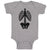 Baby Clothes Silhouette Human Anatomy Skull Bone Skeleton Baby Bodysuits Cotton