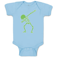 Baby Clothes Human Anatomy Skeleton Floss Dancing Style Baby Bodysuits Cotton