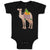 Baby Clothes Parrot Riding on Camel Baby Bodysuits Boy & Girl Cotton