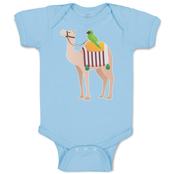 Baby Clothes Parrot Riding on Camel Baby Bodysuits Boy & Girl Cotton