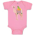 Baby Clothes Parrot Riding on Camel Baby Bodysuits Boy & Girl Cotton