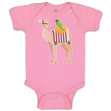 Baby Clothes Parrot Riding on Camel Baby Bodysuits Boy & Girl Cotton