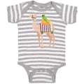 Baby Clothes Parrot Riding on Camel Baby Bodysuits Boy & Girl Cotton