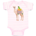 Baby Clothes Parrot Riding on Camel Baby Bodysuits Boy & Girl Cotton