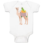 Baby Clothes Parrot Riding on Camel Baby Bodysuits Boy & Girl Cotton