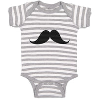 Baby Clothes Man's Facial Hair Mustache Baby Bodysuits Boy & Girl Cotton