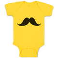 Baby Clothes Man's Facial Hair Mustache Baby Bodysuits Boy & Girl Cotton