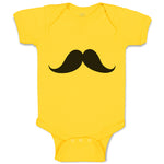 Baby Clothes Man's Facial Hair Mustache Baby Bodysuits Boy & Girl Cotton