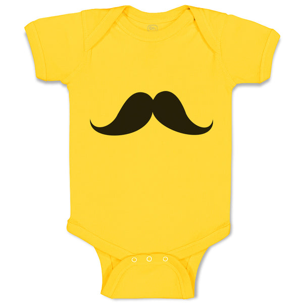 Baby Clothes Man's Facial Hair Mustache Baby Bodysuits Boy & Girl Cotton