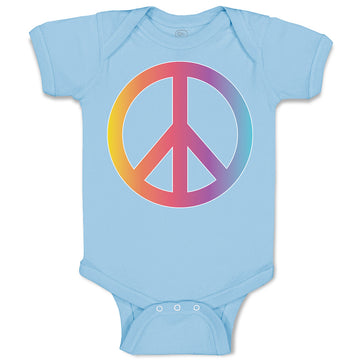 Baby Clothes Peace of Symbol Baby Bodysuits Boy & Girl Newborn Clothes Cotton
