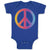 Baby Clothes Peace of Symbol Baby Bodysuits Boy & Girl Newborn Clothes Cotton