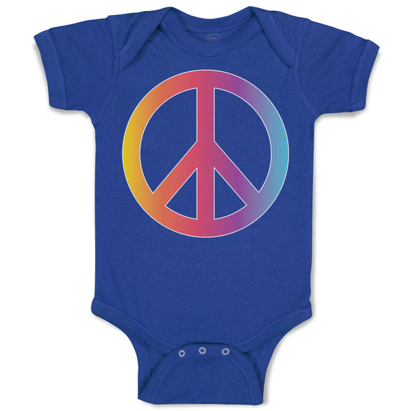 Baby Clothes Peace of Symbol Baby Bodysuits Boy & Girl Newborn Clothes Cotton