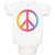Baby Clothes Peace of Symbol Baby Bodysuits Boy & Girl Newborn Clothes Cotton