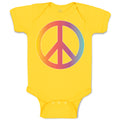 Baby Clothes Peace of Symbol Baby Bodysuits Boy & Girl Newborn Clothes Cotton
