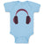 Baby Clothes Modern Sponge Headphone 2 Baby Bodysuits Boy & Girl Cotton