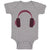 Baby Clothes Modern Sponge Headphone 2 Baby Bodysuits Boy & Girl Cotton
