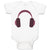 Baby Clothes Modern Sponge Headphone 2 Baby Bodysuits Boy & Girl Cotton