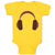 Baby Clothes Modern Sponge Headphone 2 Baby Bodysuits Boy & Girl Cotton