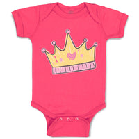 Baby Clothes The King of Ruler Prince Crown Baby Bodysuits Boy & Girl Cotton