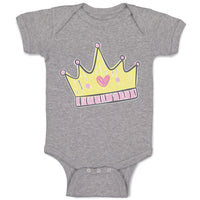 Baby Clothes The King of Ruler Prince Crown Baby Bodysuits Boy & Girl Cotton