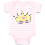 Baby Clothes The King of Ruler Prince Crown Baby Bodysuits Boy & Girl Cotton