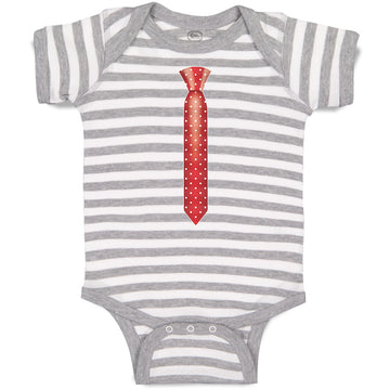 Baby Clothes Polkat Dot Neck Tie Style 2 Baby Bodysuits Boy & Girl Cotton