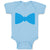 Baby Clothes Elegant Cute Blue Bowtie Baby Bodysuits Boy & Girl Cotton