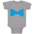 Baby Clothes Elegant Cute Blue Bowtie Baby Bodysuits Boy & Girl Cotton