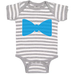 Baby Clothes Elegant Cute Blue Bowtie Baby Bodysuits Boy & Girl Cotton