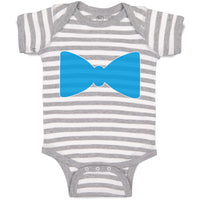 Baby Clothes Elegant Cute Blue Bowtie Baby Bodysuits Boy & Girl Cotton