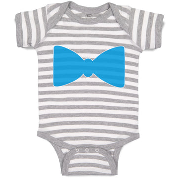 Baby Clothes Elegant Cute Blue Bowtie Baby Bodysuits Boy & Girl Cotton