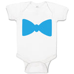 Baby Clothes Elegant Cute Blue Bowtie Baby Bodysuits Boy & Girl Cotton