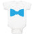 Baby Clothes Elegant Cute Blue Bowtie Baby Bodysuits Boy & Girl Cotton