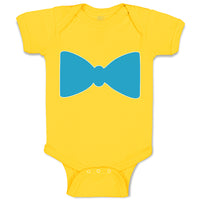 Baby Clothes Elegant Cute Blue Bowtie Baby Bodysuits Boy & Girl Cotton
