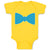 Baby Clothes Elegant Cute Blue Bowtie Baby Bodysuits Boy & Girl Cotton