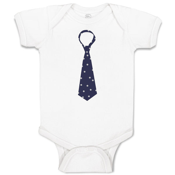 Baby Clothes Polkat Dots Neck Tie Style 3 Baby Bodysuits Boy & Girl Cotton