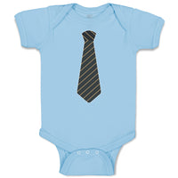 Baby Clothes Striped Neck Tie Style 4 Baby Bodysuits Boy & Girl Cotton